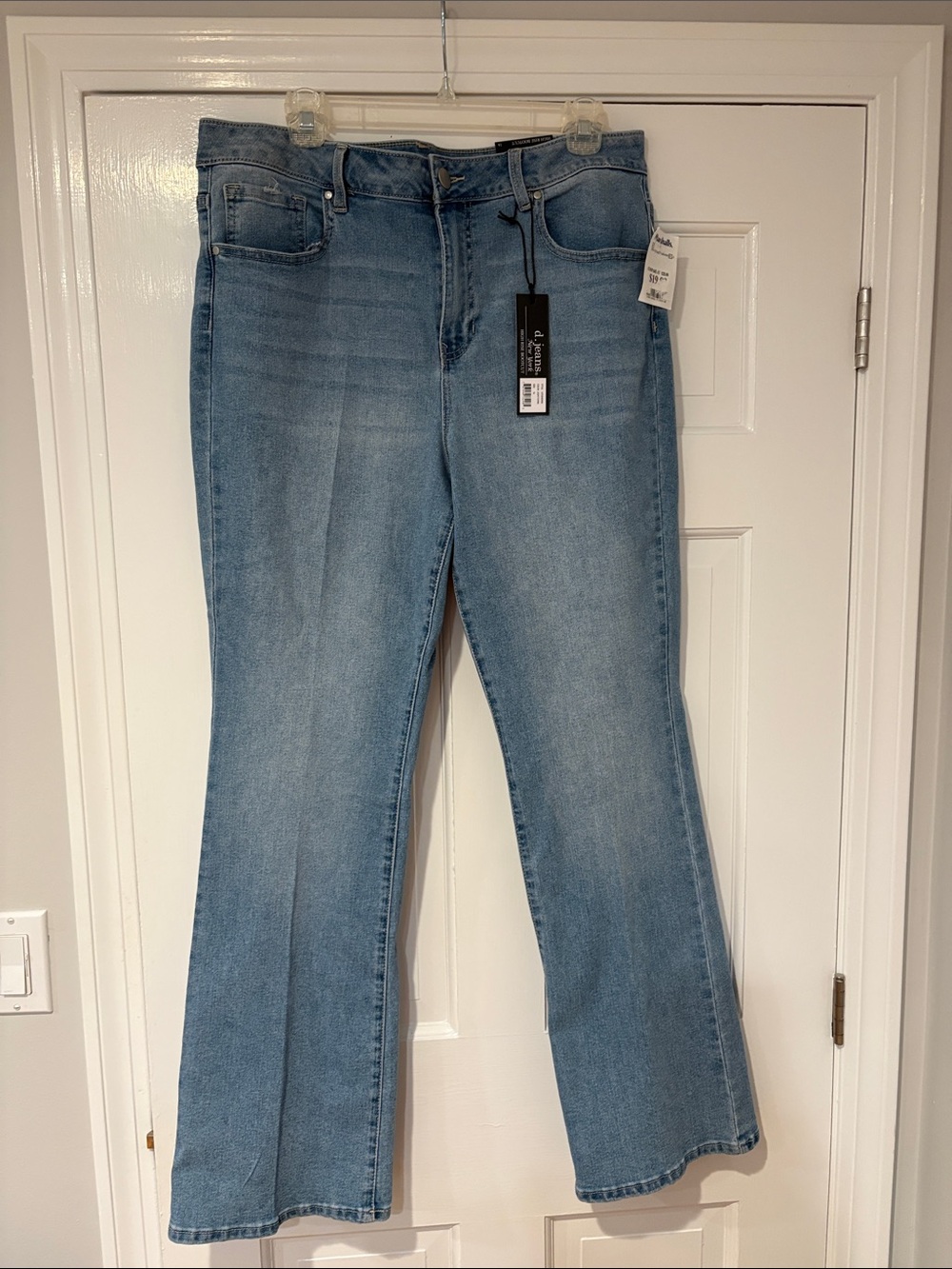 d. jeans Light Blue Flare Leg Jeans